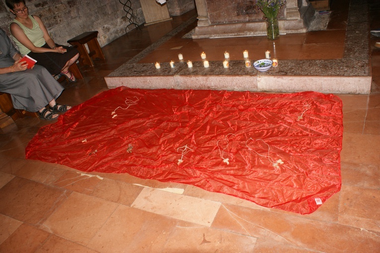 Młodzież ze Świętej Katarzyny w Asyżu