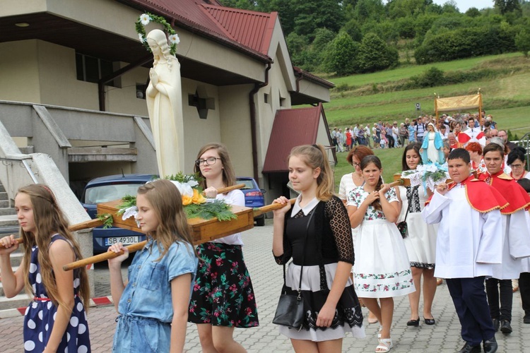 Wprowadzenie relikwii św. Maksymiliana w Pewli Wielkiej