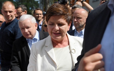 Kolizja z udziałem b. premier Beaty Szydło