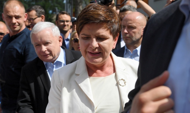 Kolizja z udziałem b. premier Beaty Szydło