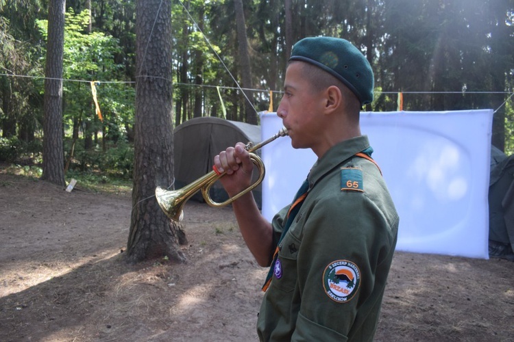 Harcerskie obozowanie 