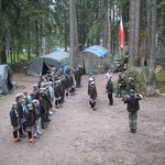 Harcerskie obozowanie 