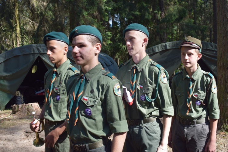 Harcerskie obozowanie 