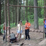 Harcerskie obozowanie 