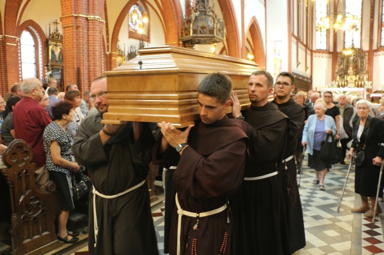 Pogrzeb o. Stanisława Paszewskiego OFM