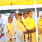 Msza św. w Proszowicach