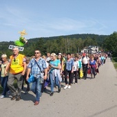 Bocheńska pielgrzymka do Pasierbca w 2017 roku. Tuż przed Sumą.