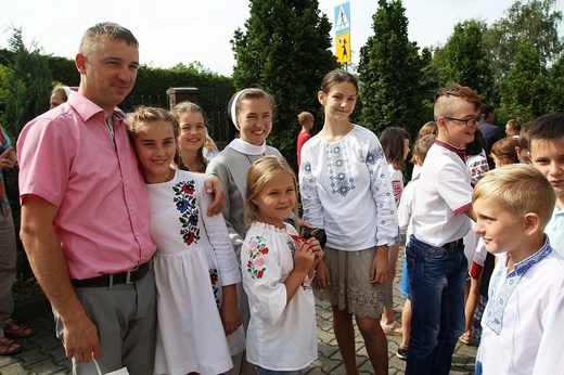 Marszałek Senatu wśród dzieci z Żytomierza i Kijowa na kolonii w Bielsku-Białej Lipniku