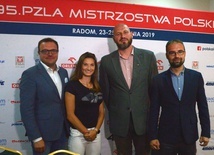 Od lewej: Radosław Witkowski, Martyna Kotwiła, Tomasz Majewski i Mateusz Tyczyński.