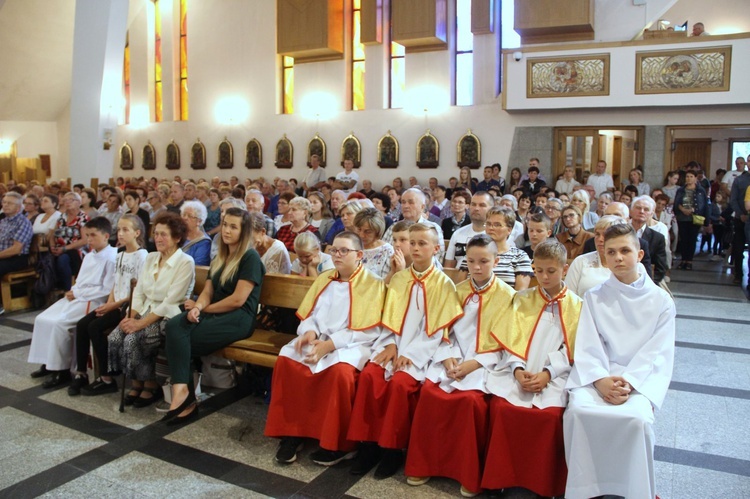 Pasierbiec. Wprowadzenie relikwii misjonarzy męczenników