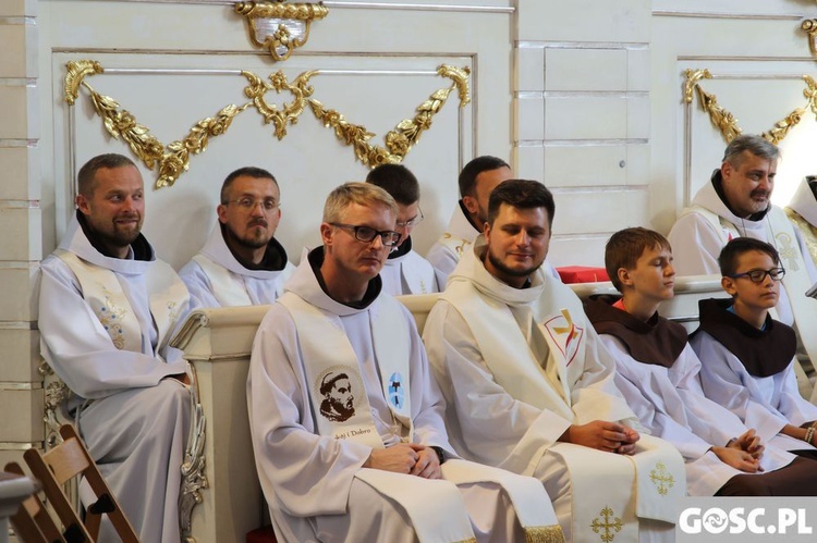 Obłóczyny w klasztorze franciszkanów we Wschowie