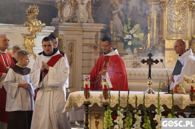 Obłóczyny w klasztorze franciszkanów we Wschowie