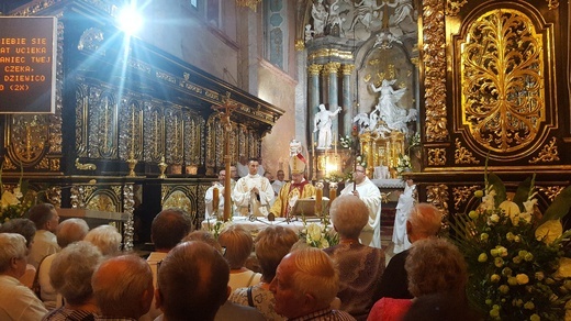 Odpust bł. Wincentego Kadłubka w opactwie cystersów w Jędrzejowie.