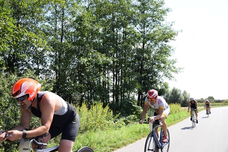 Letni traithlon w Sandomierzu 