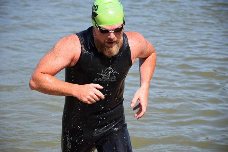 Letni traithlon w Sandomierzu 