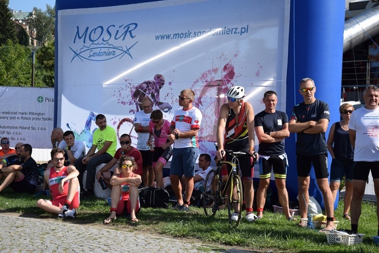 Letni traithlon w Sandomierzu 