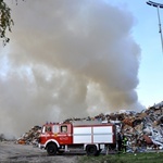 Pożar na wysypisku w Kędzierzynie-Koźlu