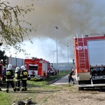 Pożar na wysypisku w Kędzierzynie-Koźlu