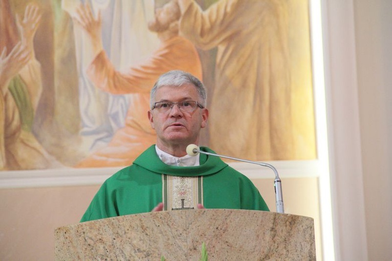 Wprowadzenie nowego proboszcza w parafii Matki Bożej Różańcowej w Lublinie.