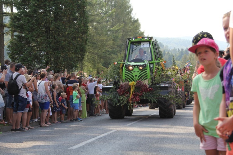 30. Jubileuszowe Dożynki Ekumeniczne w Brennej 2019 - korowód