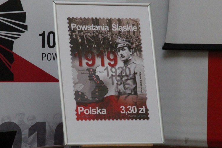 Znaczek upamiętniający I powstanie śląskie pokazała Poczta Polska