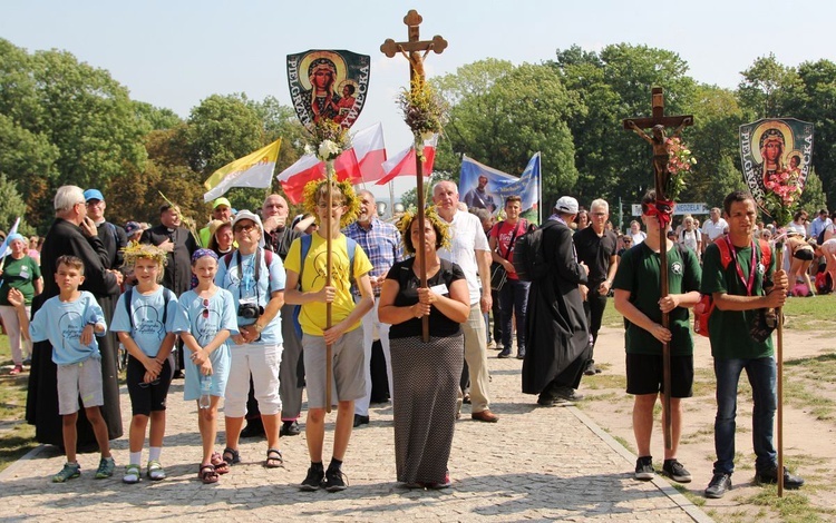 Powitanie 408. Pieszej Pielgrzymki Żywieckiej na Jasnej Górze - 2019