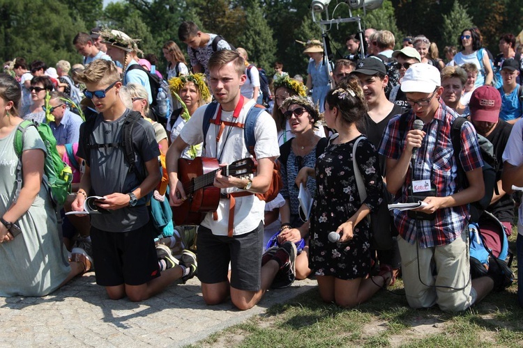 Powitanie 408. Pieszej Pielgrzymki Żywieckiej na Jasnej Górze - 2019