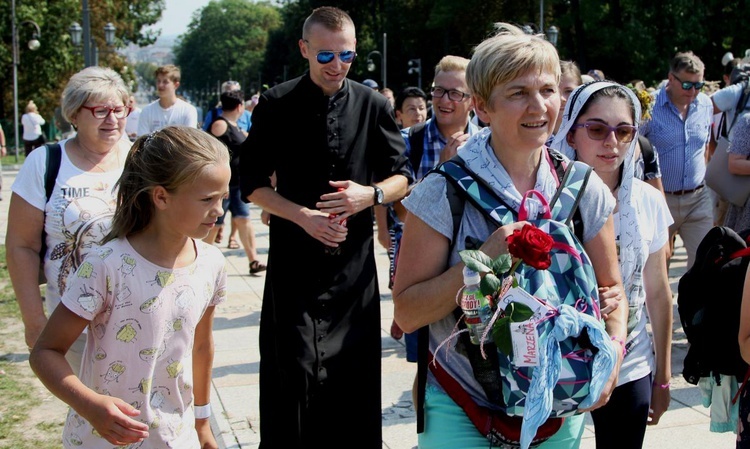 Powitanie 408. Pieszej Pielgrzymki Żywieckiej na Jasnej Górze - 2019