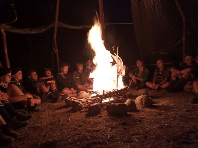 Obóz 30-lecia ZHR w Chomętowie