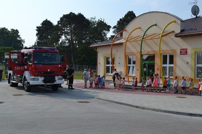 Rudnik nad Sanem, żłobko-przedszkole. Ewakuacja.