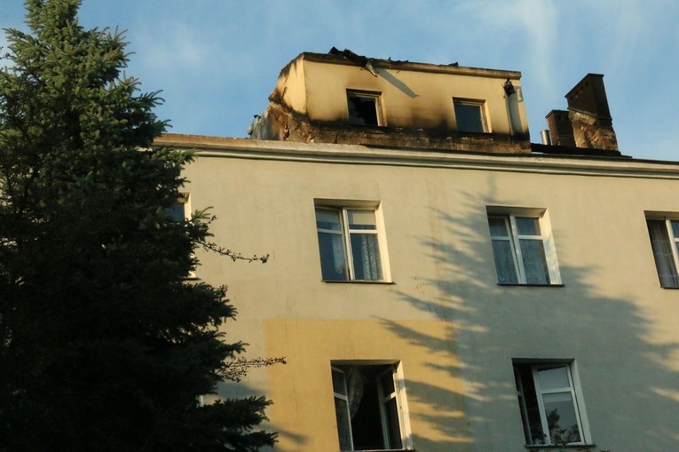 Po pożarze