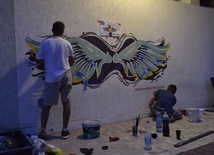 Mural DKMS w Tarnobrzegu
