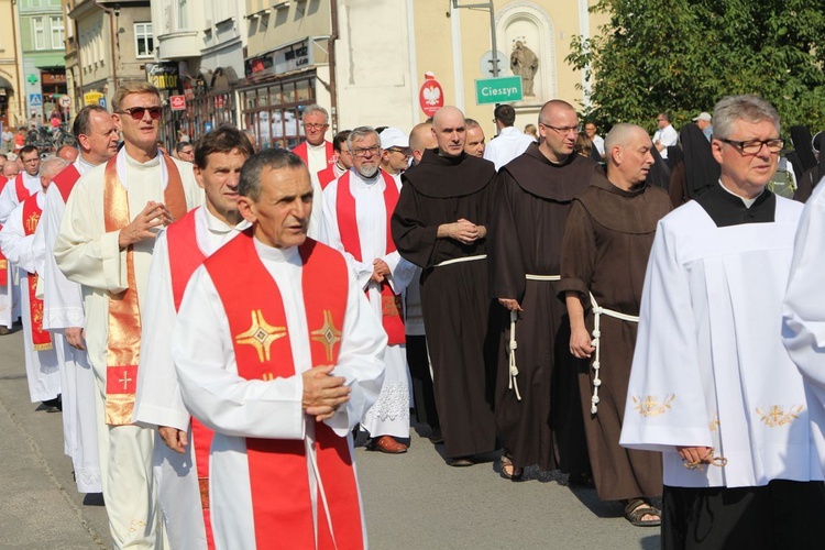 Ze św. Melchiorem w Cieszynie ponad granicami - procesja 2019