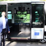 Autonomiczny bus na ulicach Gdańska