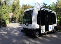 Autonomiczny bus na ulicach Gdańska