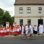 Wprowadzenie relikwii św. Walentego w Łączniku