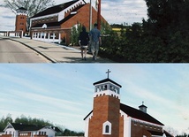 Wizualizacja przyszłej świątyni.