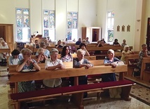 ▲	Uczestnicy w seminaryjnej kaplicy.
