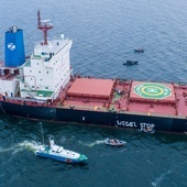 Aktywiści Greenpeace zatrzymani na redzie portu w Gdańsku