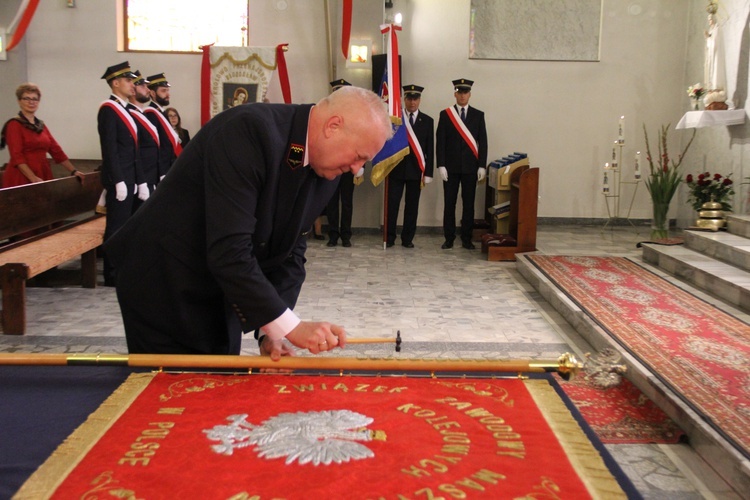 Poświęcenie sztandaru Związku Zawodowego Maszynistów Kolejowych