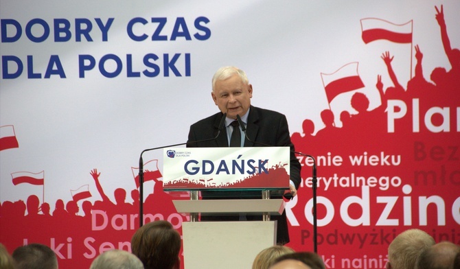 Konwencja PiS w Gdańsku - Jarosław Kaczyński zapowiada budowanie polskiego dobrobytu