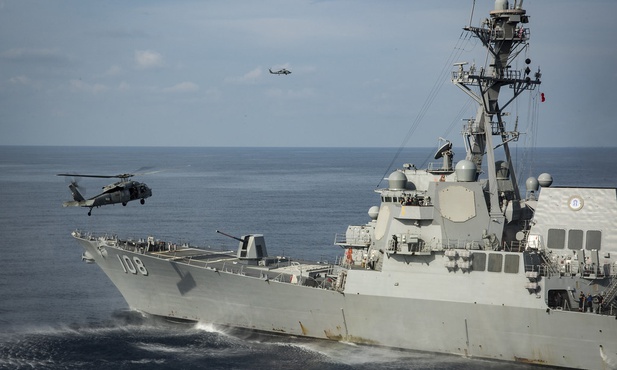 Amerykański niszczyciel przepłynął w pobliżu należących do Chin Wysp Paracelskich