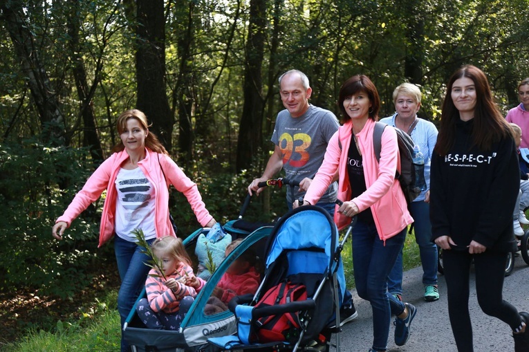 Grupa wyruszająca z Janowca
