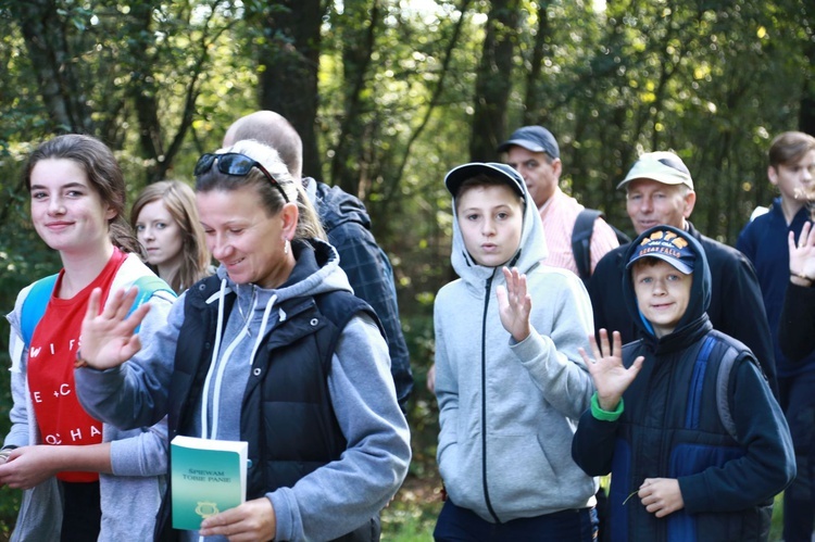 Grupa wyruszająca z Janowca