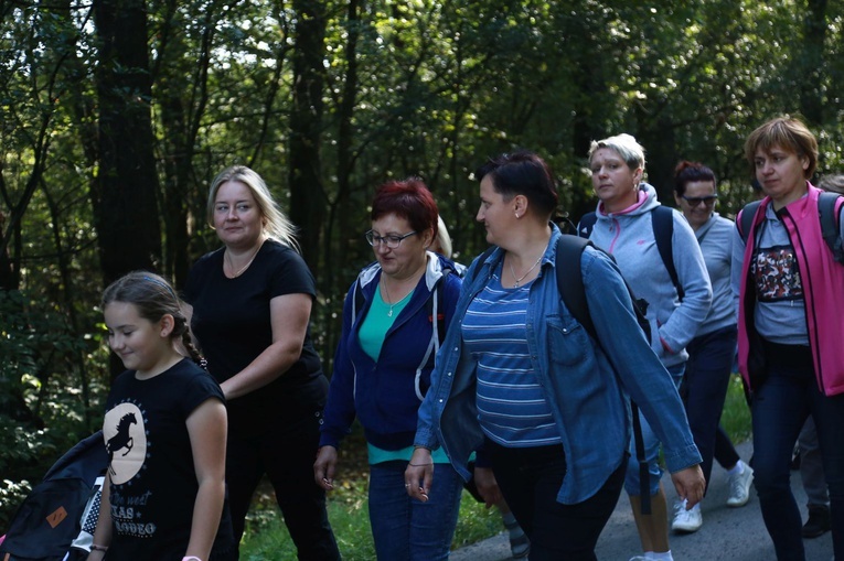 Grupa wyruszająca z Janowca