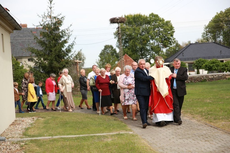 Odpust w kościele w Łagowie