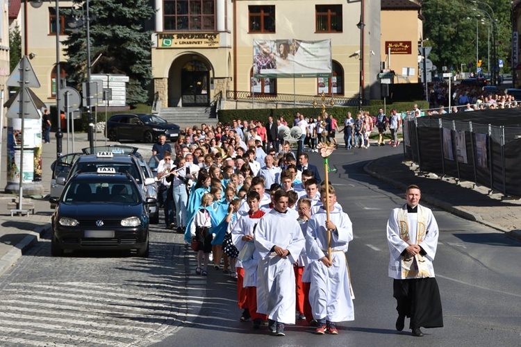 Limanowa. Wielki Odpust Maryjny - dzień 1.