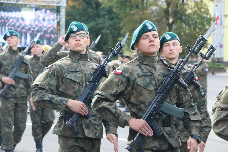 Przysięga wojskowa podchorążych Akademii Wojsk Lądowych 2019