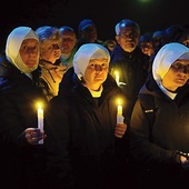 Uczestniczkami wydarzenia były m.in. siostry niepokalanki z Szymanowa.