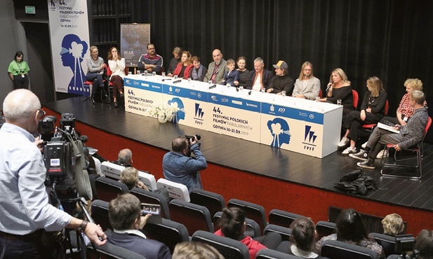 Konferencja prasowa  po pokazie filmu pt „Ikar. Legenda Mietka Kosza”.